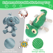 plush lizard squeaky dog toy, view 6 - MRSLM