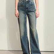 retro washed denim jeans - MRSLM