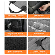 pet car seat cover hammock for dogs, view 4 - MRSLM