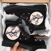 Printed lace-up high-top boots, view 13 - MRSLM