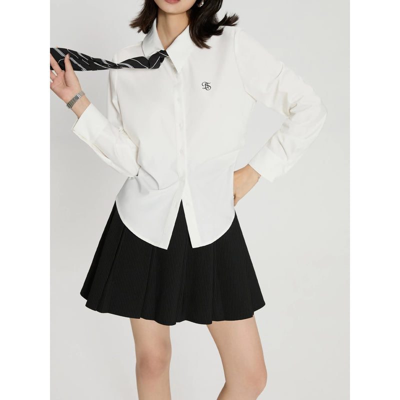 women's casual autumn layered shirt, view 3 - MRSLM
