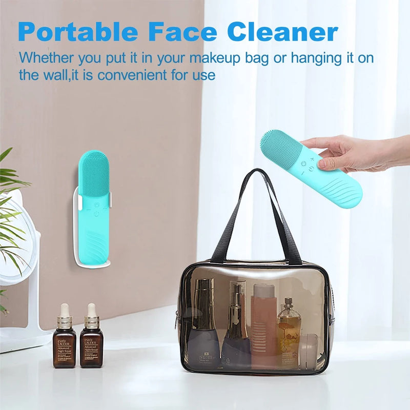 silicone facial cleansing brush, view 8 - MRSLM