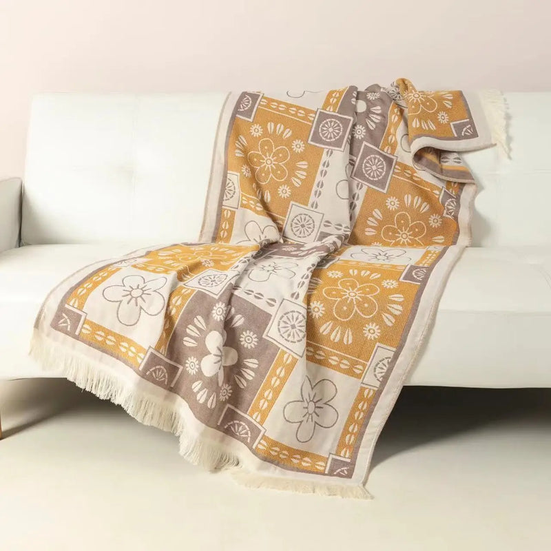 boho bath towel, view 2 - MRSLM