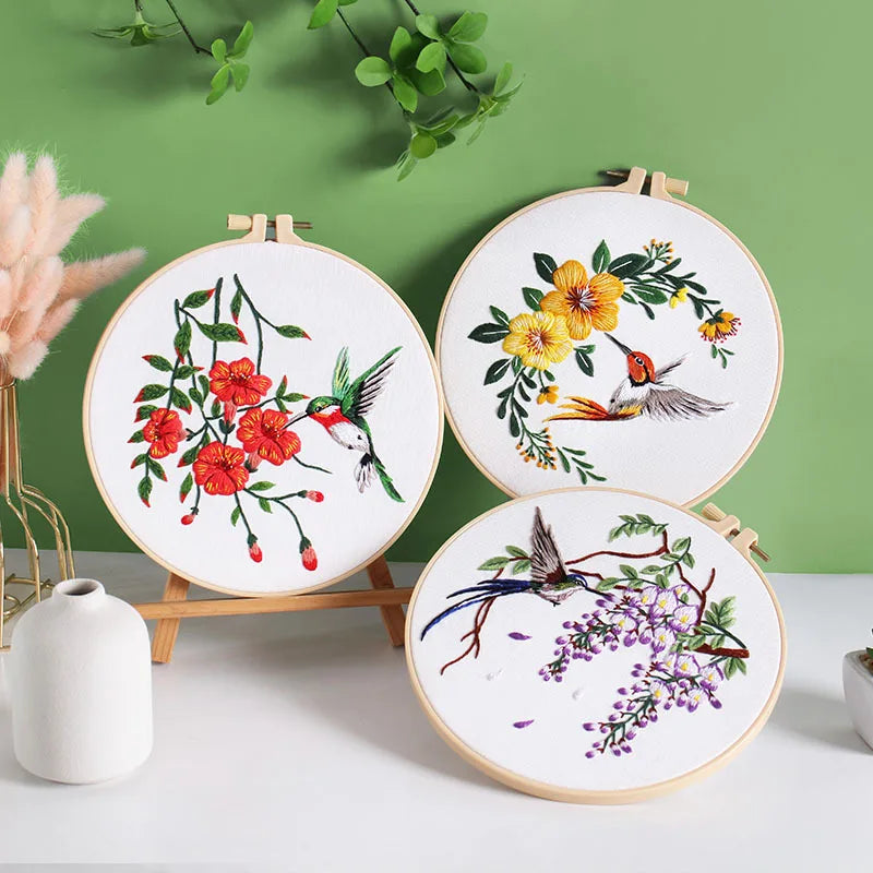 mushroom embroidery kit, view 8 - MRSLM