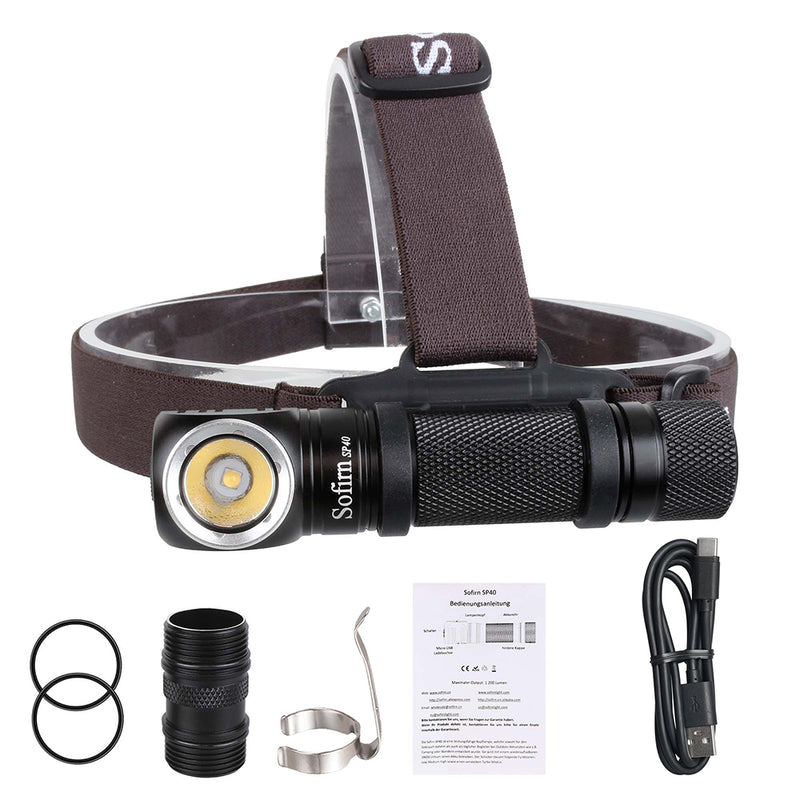 1200 lumen LED headlamp, view 3 - MRSLM