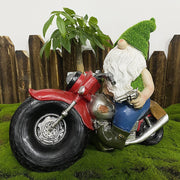 solar motorcycle resin statue pendant - MRSLM
