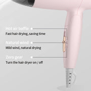 compact foldable hair dryer, view 6 - MRSLM