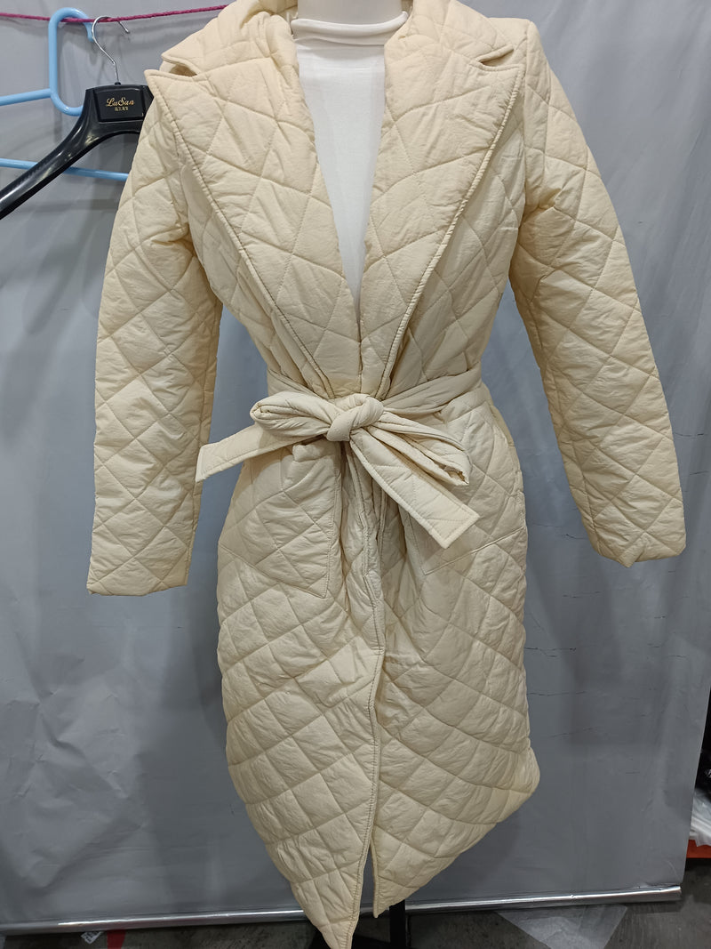 Women's slim mid-length winter coat, view 4 - MRSLM