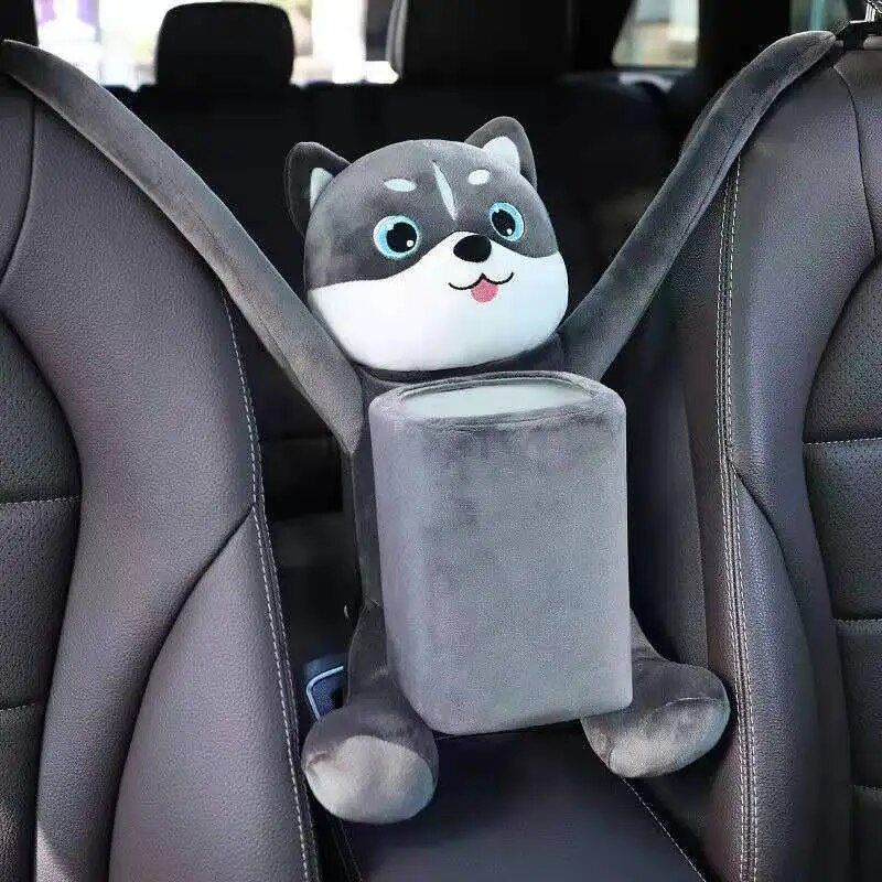 cute square car trash bin, view 4 - MRSLM