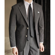 single breasted slim fit 2-piece suit, view 5 - MRSLM