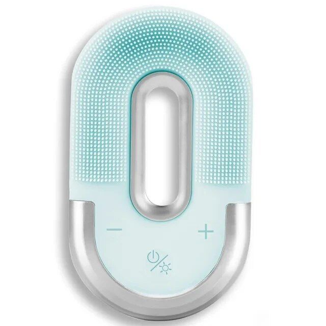 sonic silicone facial cleansing brush, view 2 - MRSLM