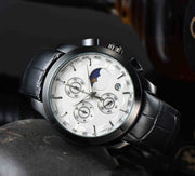 men's six-hand calendar quartz watch, view 8 - MRSLM