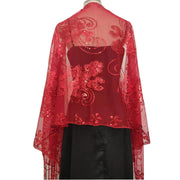 long tassel sequin shawl - MRSLM