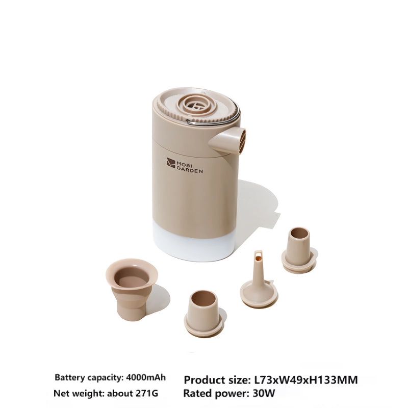 high-power portable air pump, view 3 - MRSLM