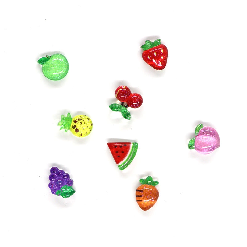 mini fruit resin nail charms, view 4 - MRSLM