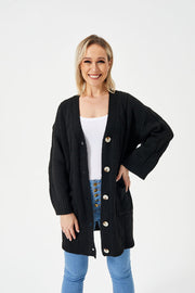women's warm long cardigan sweater, view 9 - MRSLM