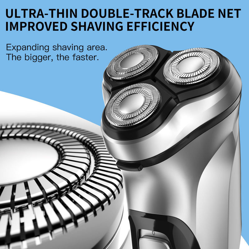 usb rechargeable rotary shaver for men, view 5 - MRSLM