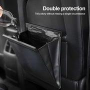 waterproof pu leather car trash bag, view 3 - MRSLM