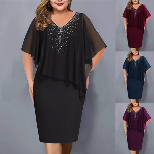 plus size lace swing dress - MRSLM