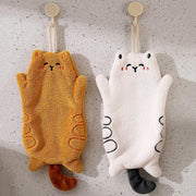 cute kawaii cat hand towel - MRSLM