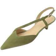 High heel leather sandals, view 9 - MRSLM