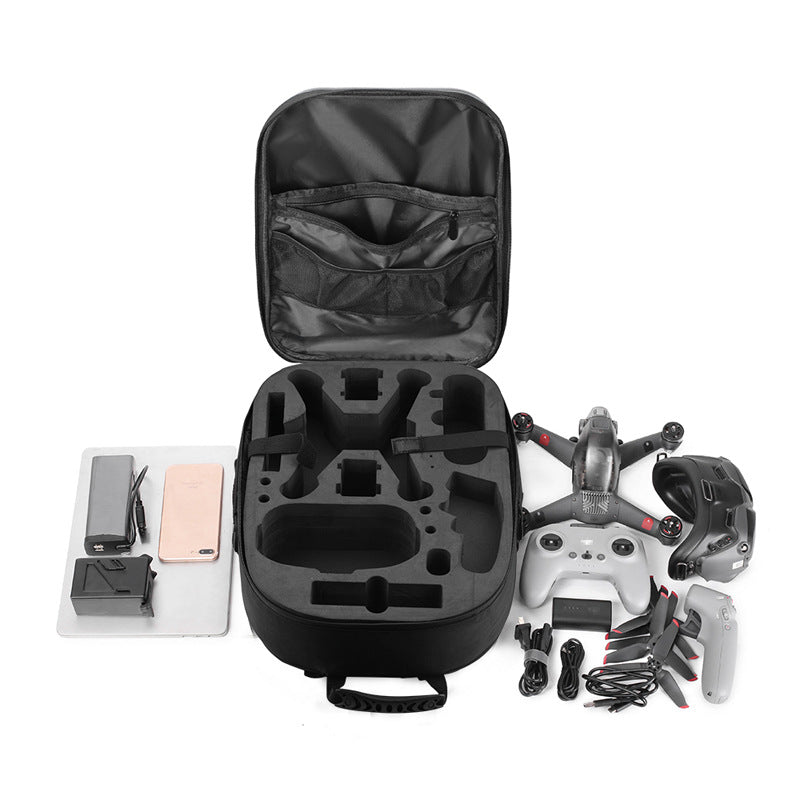 drone hard shell backpack, view 4 - MRSLM