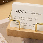wooden business card holder, view 7 - MRSLM