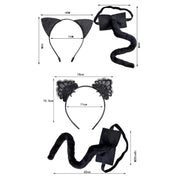 fox cat ears and tail cosplay set, view 9 - MRSLM