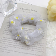 embroidery daisy elastic hair bands, view 10 - MRSLM