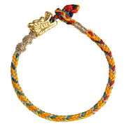 auspicious dragon rope bracelet, view 3 - MRSLM