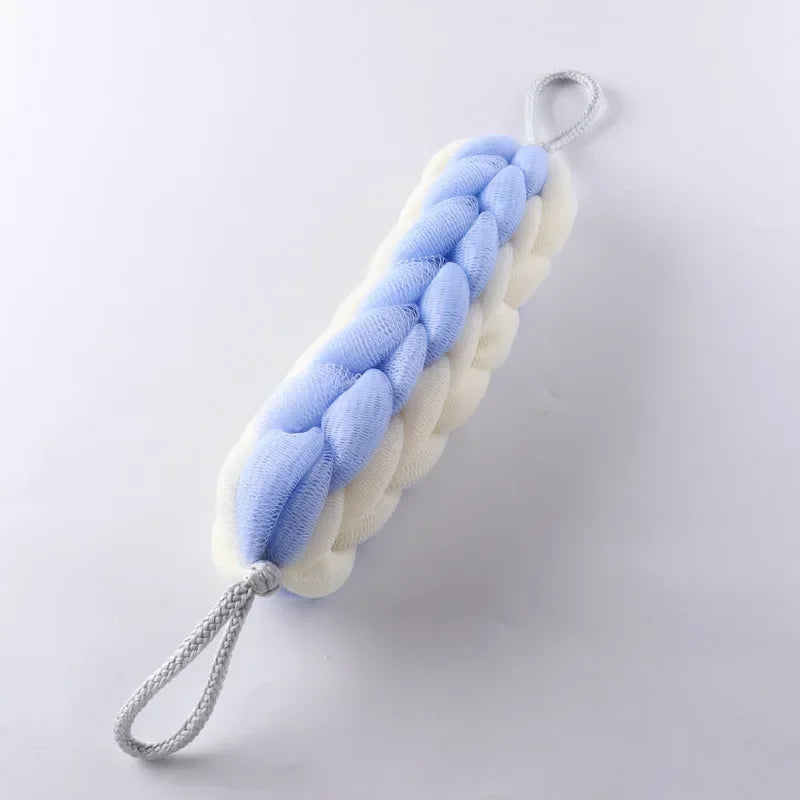 twisted mesh bath scrubber, view 4 - MRSLM