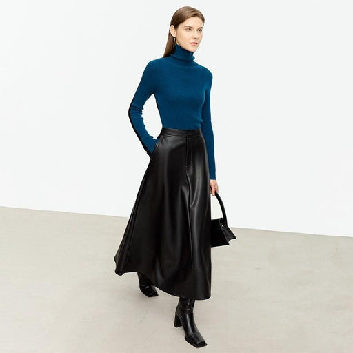 Ankle-length A-line midi skirt, view 2 - MRSLM