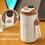 Temperature display thermos mug, view 6 - MRSLM