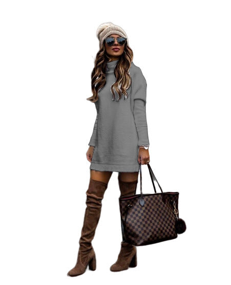 knitted sweater dress, view 5 - MRSLM