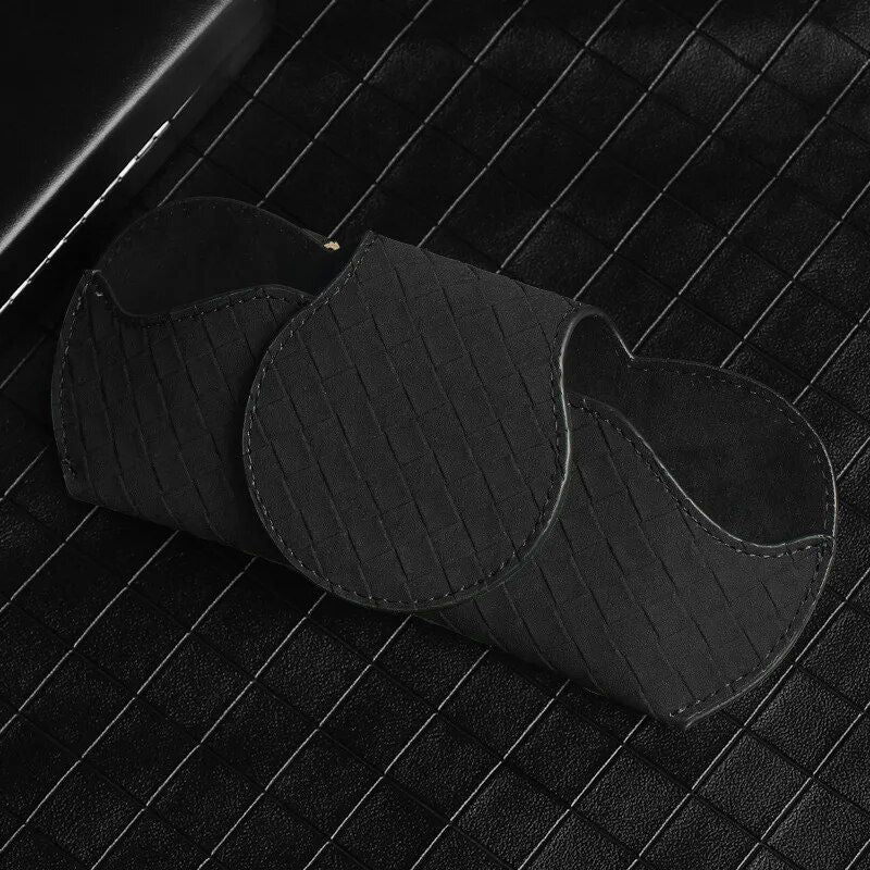 plaid car sunglasses holder, view 3 - MRSLM