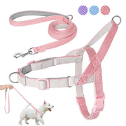 adjustable no-pull dog harness and leash set, view 8 - MRSLM