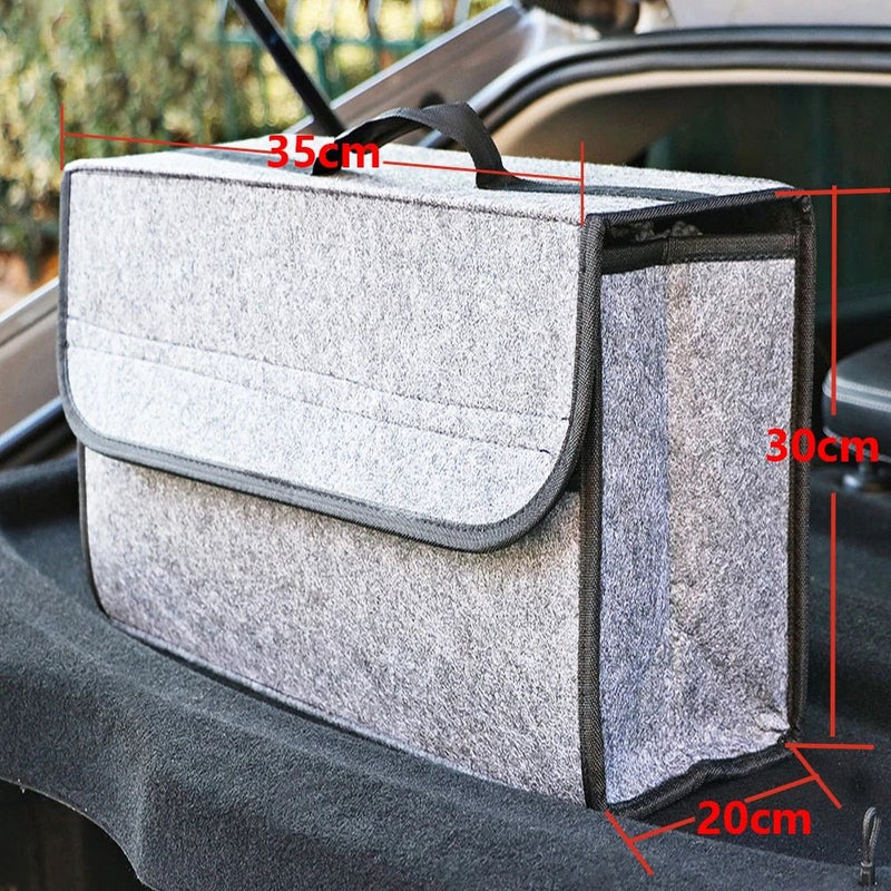 car trunk organizer with elastic net, view 4 - MRSLM