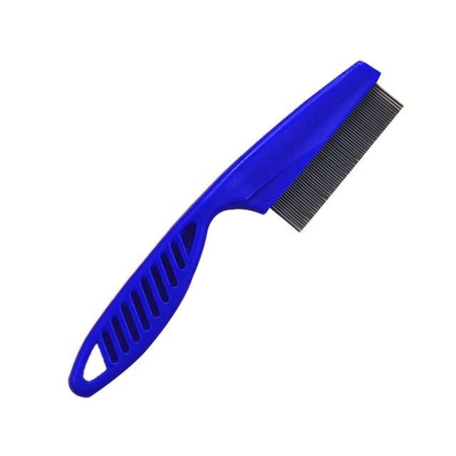 stainless steel pet hair comb, view 3 - MRSLM