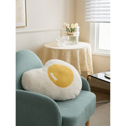 kawaii fried egg throw pillow, view 4 - MRSLM