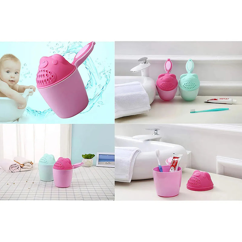 Baby cartoon bathing toy and shampoo cup combo, view 11 - MRSLM