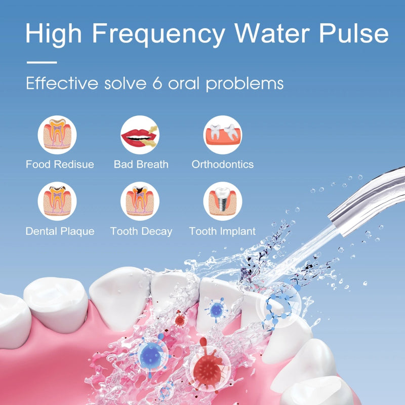 portable waterproof water flosser, view 7 - MRSLM