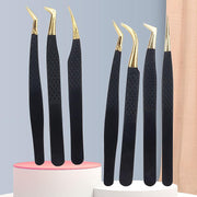 stainless steel eyelash tweezers - MRSLM