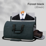 convertible garment duffel bag with shoe pouch, view 3 - MRSLM