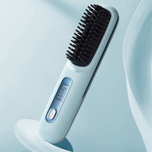 rechargeable ceramic heating hair comb - MRSLM