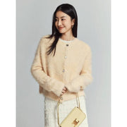 alpaca blend cardigan, view 11 - MRSLM