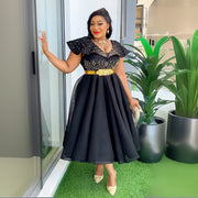 high waist long dress, view 2 - MRSLM
