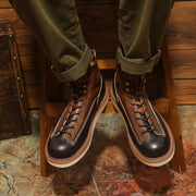 men's cow leather vintage ankle boots, view 5 - MRSLM
