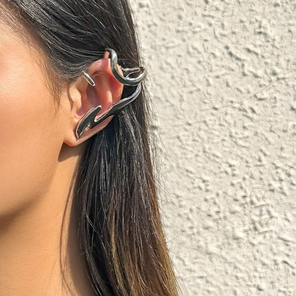 winding elf ear cuff, view 2 - MRSLM