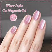 sparkling glass bead cat magnetic gel nail polish, view 3 - MRSLM