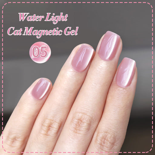 sparkling glass bead cat magnetic gel nail polish, view 3 - MRSLM
